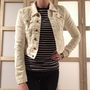 White Denim Jacket